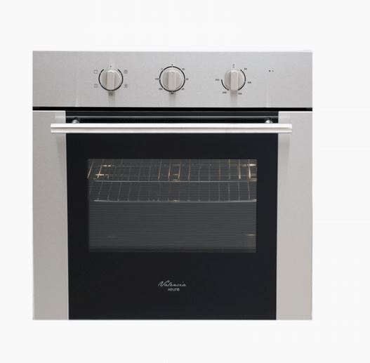 Euro Appliances 60cm Fan Forced Oven - EP6004SX · 5 cooking functions · 65L net oven capacity · 120 minute auto-stop timer · Telescopic runner · Triple glazed